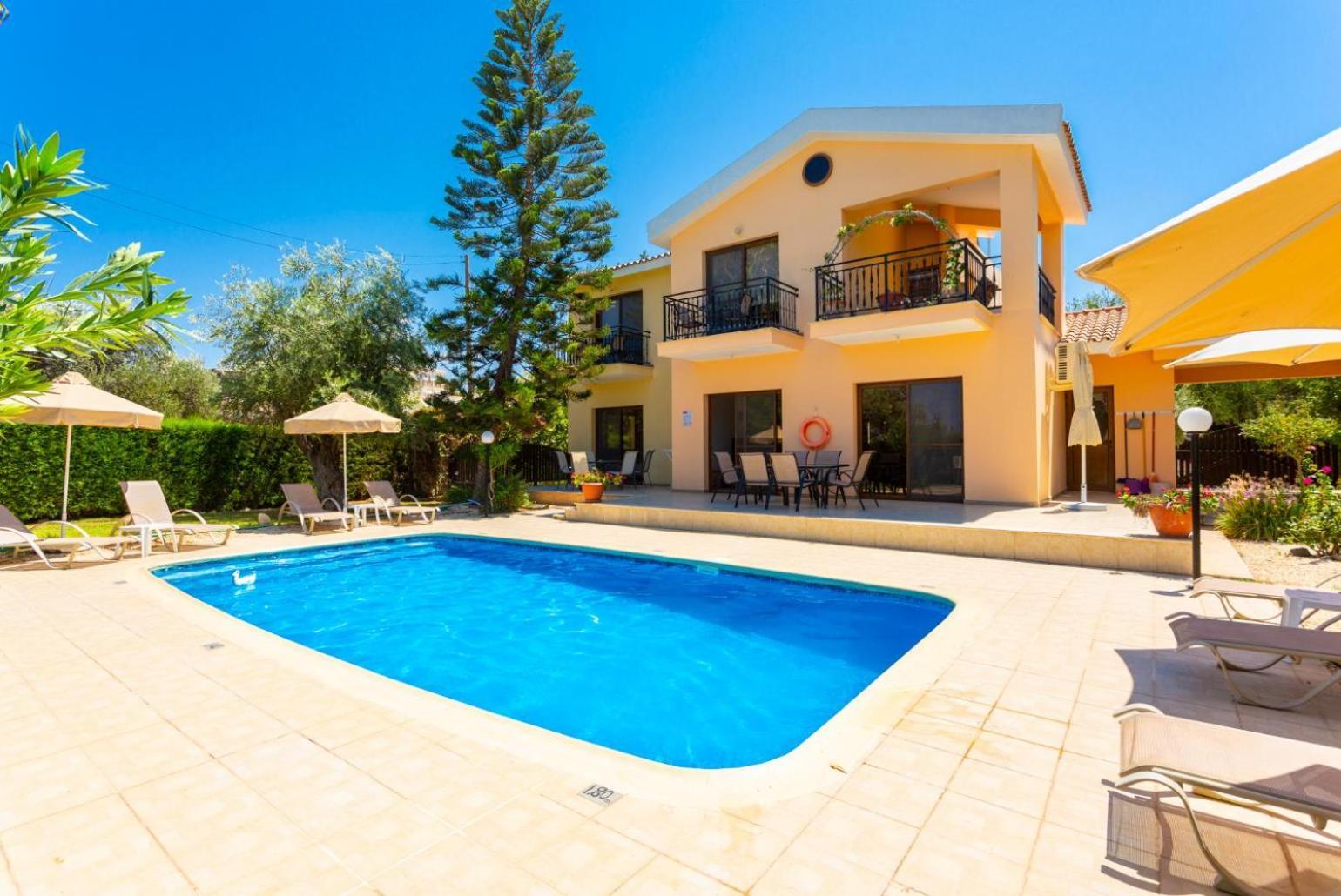 Villa Halima Stefanos Polis エクステリア 写真