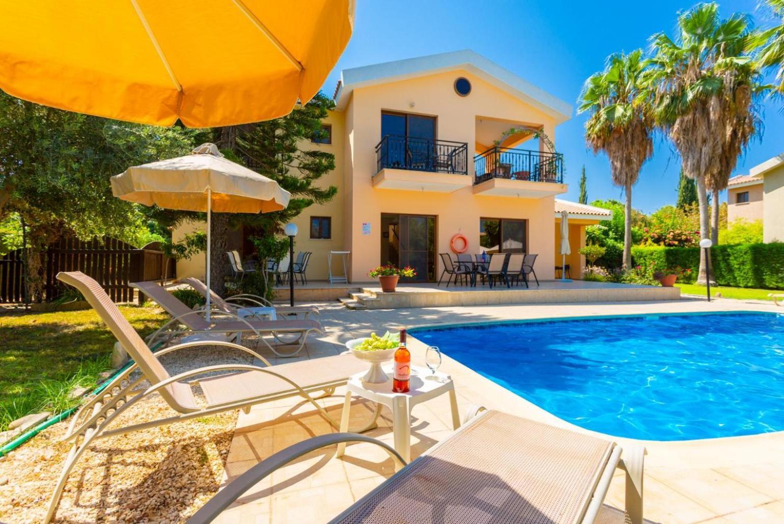 Villa Halima Stefanos Polis エクステリア 写真
