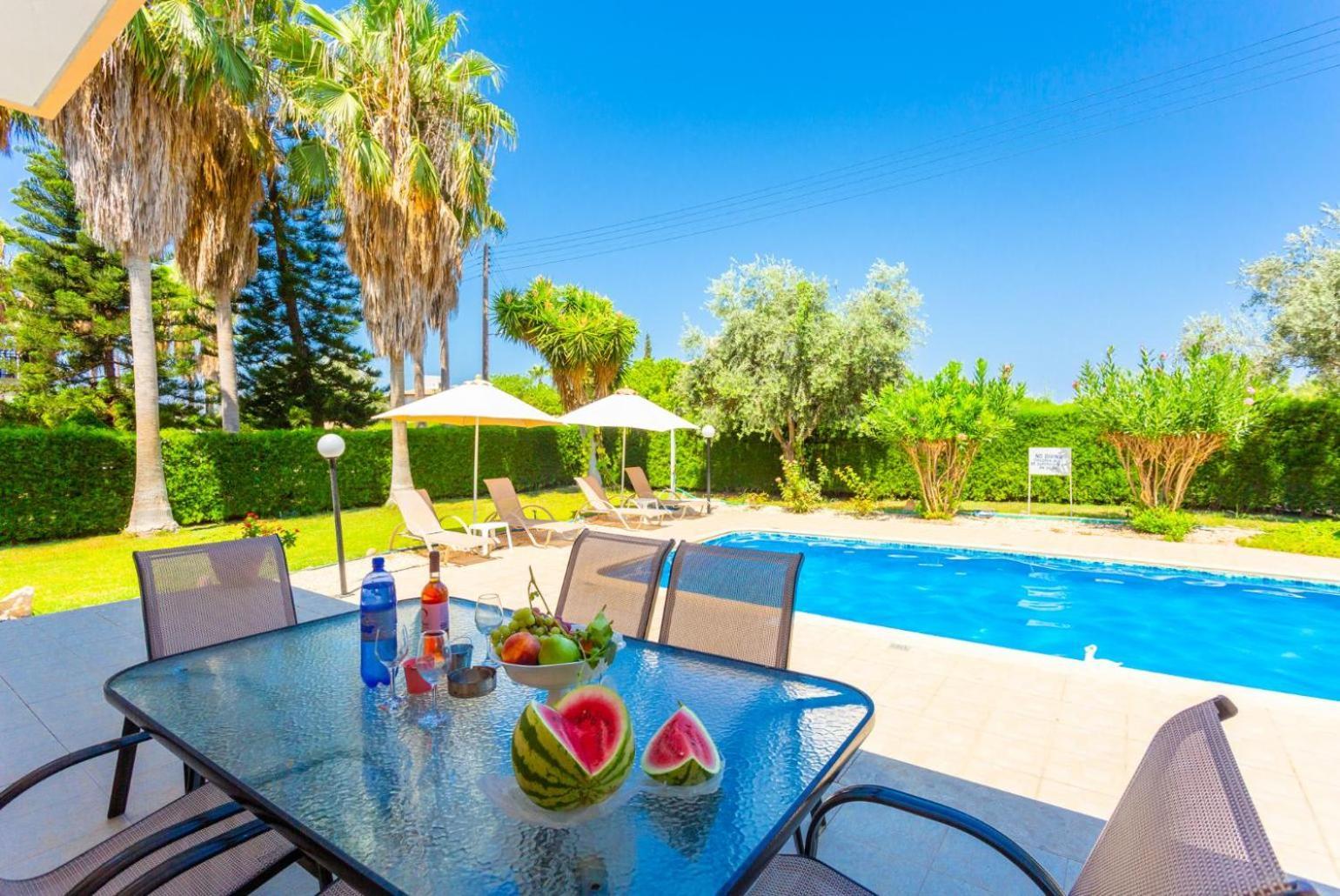 Villa Halima Stefanos Polis エクステリア 写真